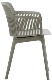 SCAUN tip fotoliu RIGATO -POLIPROPILENA- HORECA - GRI