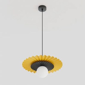 Pendul pe cablu UMBRA 1xG9/8W/230V negru/portocaliu
