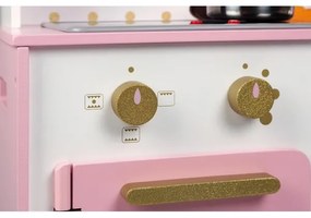 Janod - Bucătărie din lemn cu blat LED CANDY CHIC