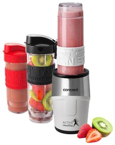 Blender cu accesorii Concept SM3380 ACTIVE SMOOTHIE 500W/230V alb