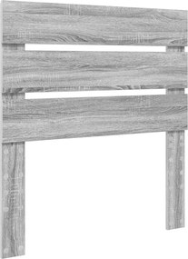 vidaXL Tăblie cap Gri Sonoma 75 cm Lemn compozit