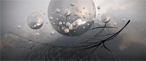 Tabloul bilelor abstracte (120x50 cm)
