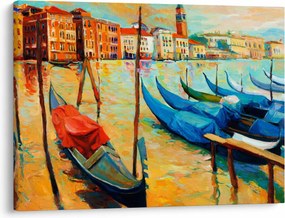 Tablou - Port în Veneția (70x50 cm)