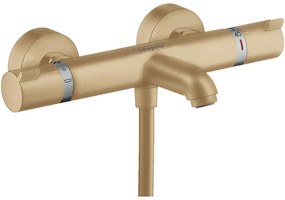 Baterie cada - dus termostatata, Hansgrohe, Ecostat Comfort, bronz periat