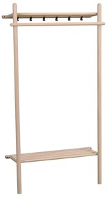 Set pentru hol în culoare naturală din lemn masiv de stejar Milford - Rowico