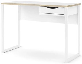 Birou Tvilum Function Plus, 110x48 cm, alb