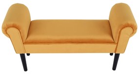 Bancă, catifea Velvet, maro-miere/negru, BURDA