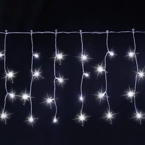 Aigostar - Ghirlandă LED de Crăciun pentru exterior, 200 LED, 8x0,4 m, IP44, alb rece