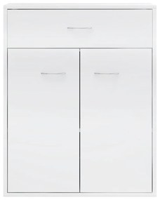 Servanta, alb extralucios, 60x30x75 cm, PAL 1, Alb foarte lucios