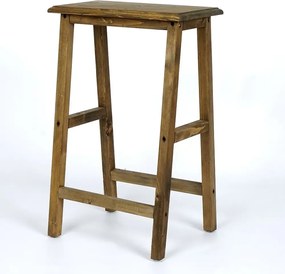 Scaun bar, taburet,William,din lemn,culoare nuc,70 cm