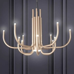 Ondaluce - Lustră LED dimabilă pe cablu NOUVEAU LED/35W/230V auriu