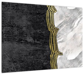 Tablou pe sticlă - Marmură (70x50 cm)