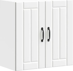 vidaXL Dulap de bucătărie „Lucca” lemn prelucrat alb