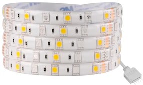 Bandă LED RGBW reglabilă exterior 5m LED/24W/12V IP65