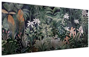 Tablou - Model de junglă pictat (120x50 cm)