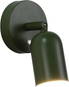 Searchlight 23350GR - aplică de perete LED CONE, reîncărcabilă și reglabilă, 1,5W/5V, verde