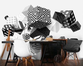 Fototapet - 3D geometrie (254x184 cm)