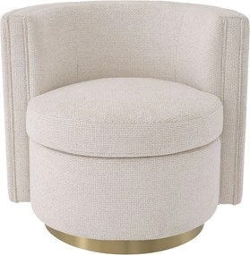 Fotoliu pivotant design elegant Amanda, lyssa off-white 115380 HZ