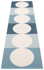 Covor tip traversă pentru interior și exterior albastru/crem 70x280 cm Otto Sky – Pappelina