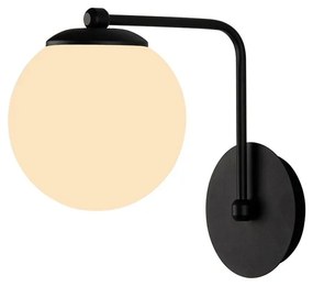 Aplică de perete Squid Lighting Star, înălțime 22 cm, negru