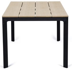 Set 4 scaune negre Kai și masă Thor - Bonami Essentials