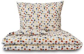 Lenjerie de pat din bumbac crep Kvalitex Mozaic, 240 x 220 cm, 2x 70 x 90 cm, 240 x 220 cm, 2 buc. 70 x 90 cm