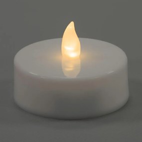 Set lumânării pe baterii, cu temporizator, albe, 8 bu