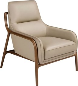 Fotoliu LUX design italian, Piele Naturala, Mink