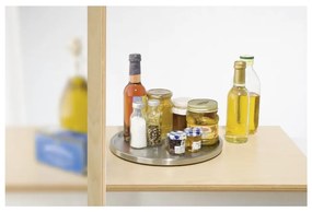 Platou rotativ din oțel din oțel inoxidabil Wenko Turn Uno, ø 26,5 cm