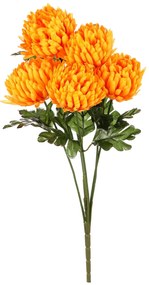 Buchet de crizanteme galbene, 17 x 28 cm,artificiale