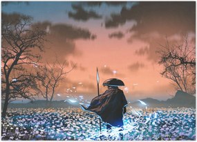 Tablou - Ilustrație a unui războinic (70x50 cm)