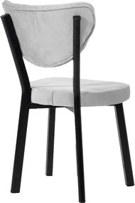 Scaun Barton, verde, profil din metal