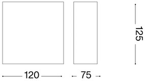 Spot de perete Ideal Lux FLASH GESSO 1xG9/40W/230V alb