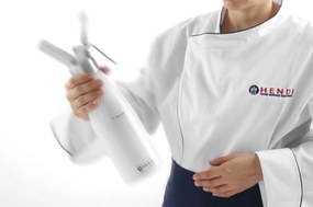 Sticlă din aluminiu pentru frișcă Hendi Kitchen Line, 500 ml, negru