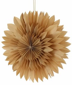 Decorațiune suspendată stea de hârtie Gold, 50 cm
