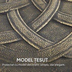 Outsunny Bază Rotundă pentru Umbrelă cu Roți, Bază Ponderată de 20 kg din Rășină, Suport pentru Umbrele de 3,3 cm/3,8 cm/4,8 cm pentru Exterior, Grădină, Piscină, Bronz | Aosom Romania