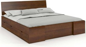 Pat lemn masiv TerraCraft Model 3 cu Sertar Pin Personalizabil - 200x200, Nuc