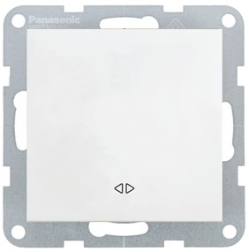 Intrerupator cruce 10A, IP20, Alb, Panasonic Karre Plus 55
