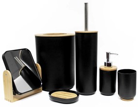 Săpunieră neagră din plastic Smart – douceur d'intérieur