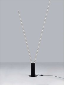 Lampadar/Lampa de podea LED stil minimalist KIMOLIA negru