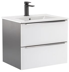 Dulap inferior Vario Trim 60 cu lavoar antracit-alb