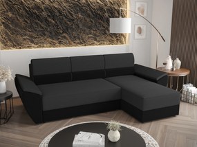 Colțar Radiant L2 (Gri închis + Negru) (D). 1057454