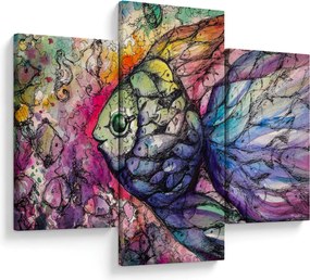 Tablou - Peștișorul colorat (90x60 cm)