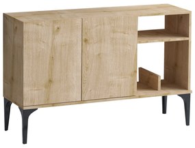 Dulap Octavia (Stejar safir + Negru). 1073171