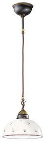 Lustră pe cablu Kolarz 731.30.27 NONNA 1xE27/75W/230V d. 30 cm verde