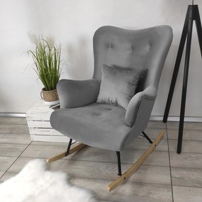 Fotoliu balansoar în stil scandinav Aria (Magic Velvet 2217). 1059397