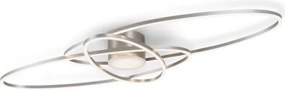 BRILAGI - plafonieră LED dimabilă APOLLO LED/58W/230V 43,2x101,2 cm crom + telecomandă