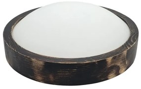 Brilagi - Plafonieră LED CARVALHO SLIM SMOKEY LED/20W/230V, finisaj stejar, Ø 27,5 cm