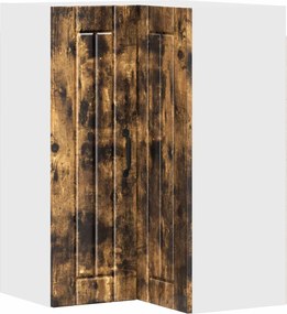 vidaXL Dulap de bucătărie Stejar fumuriu 57 x 57 x 80 cm Lemn compozit