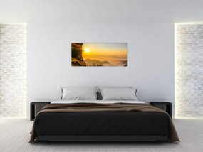 Tablou - Ceața de dimineață în vale (120x50 cm)
